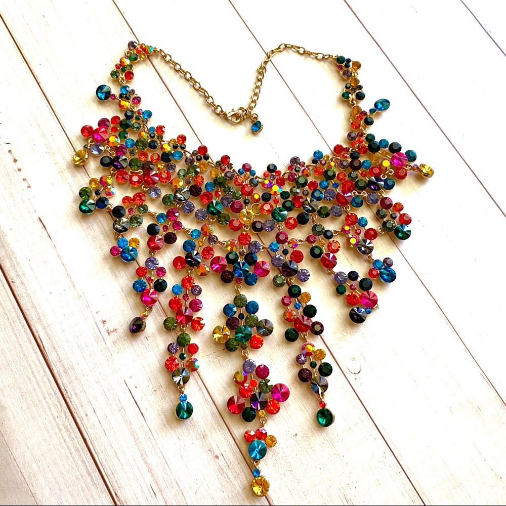 Unique And Different Multicolored Statement Neckl… - image 4